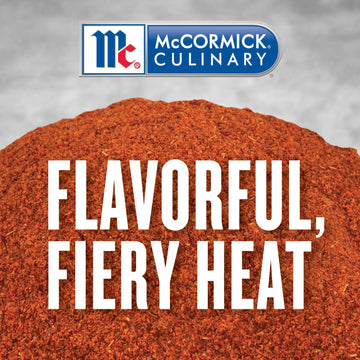 McCormick Culinary Ground Red Pepper Seasoning, 16 oz - Dried Ground Red Chili Peppers for Zesty Flavor