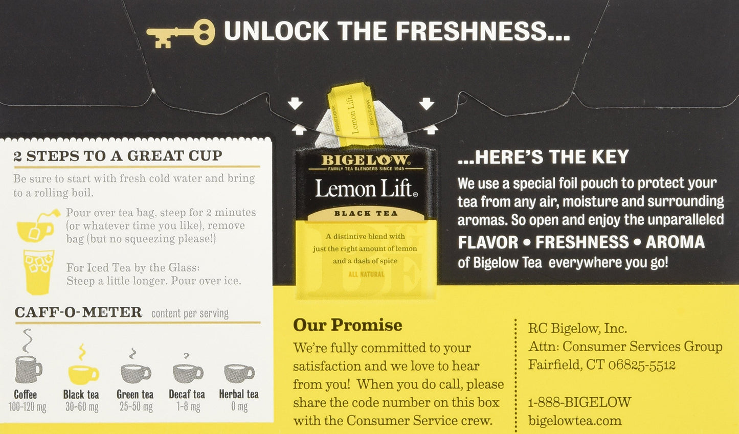 Bigelow Lemon Lift Tea (Pack Of 3)