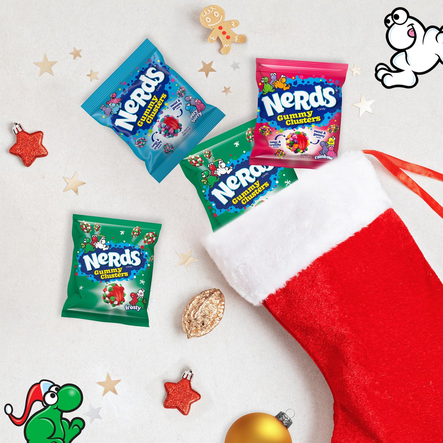 NERDS Gummy Clusters Holiday Assorted Treat Pack  14 oz  28 Count