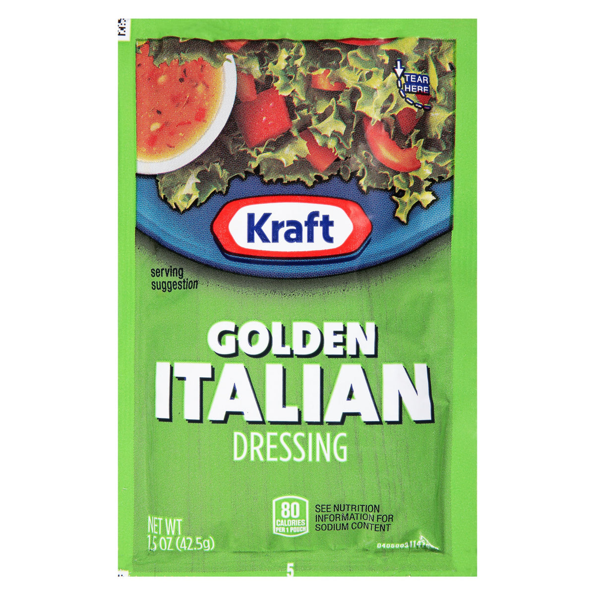 Kraft Golden Italian Salad Dressing Single Serve Packet (1.5 Oz Packets, Pack Of 60)
