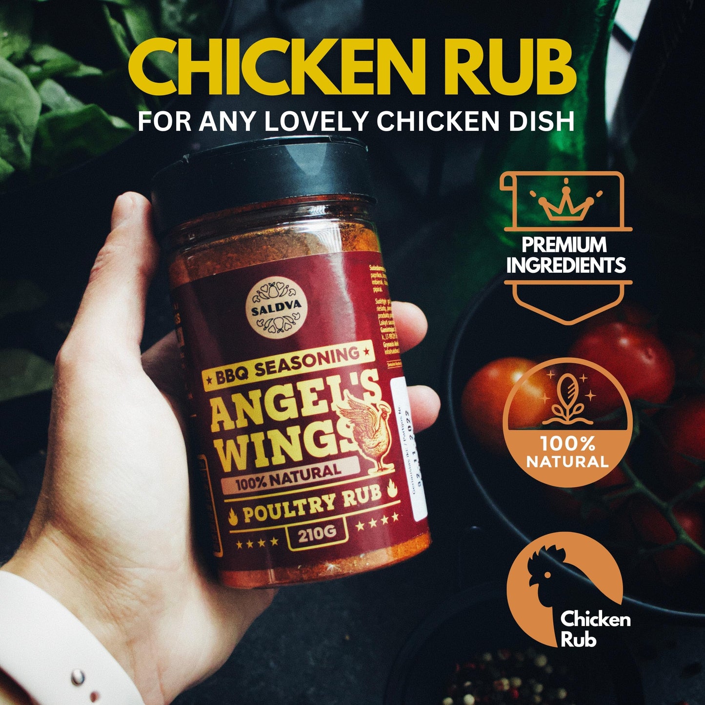 Classic S Of Enhanced Bbq Seasonings - Holy Cow, Angel’S Wings, Smoky Pig, Ultimate Rub Bbq Rubs | Pack Of 4 | 100% Natural | Great Foodie Gift