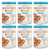 Everton Toffee Vanilla Bean Flavor Butter Toffee Pretzels, 6 Bags (4 oz Each), Sweet & Salty Gourmet Pretzel Snack, Small Batch 