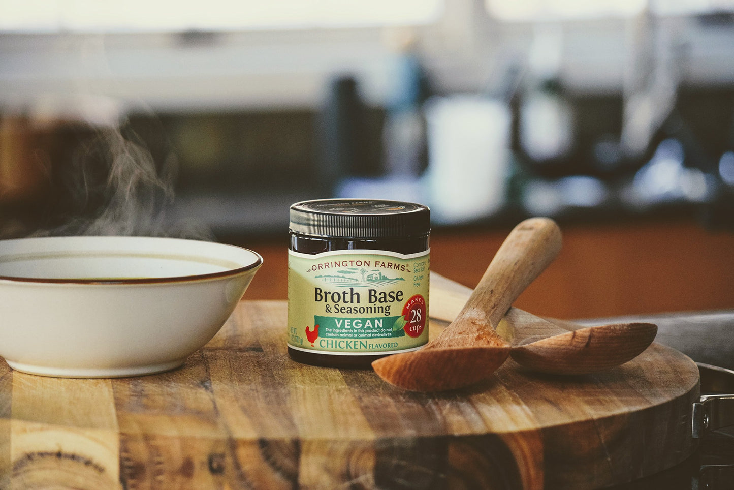 Orrington Farms All Natural Vegan Broth Base & Seasoning, Chicken, 6 Ounce (Pack of 2)