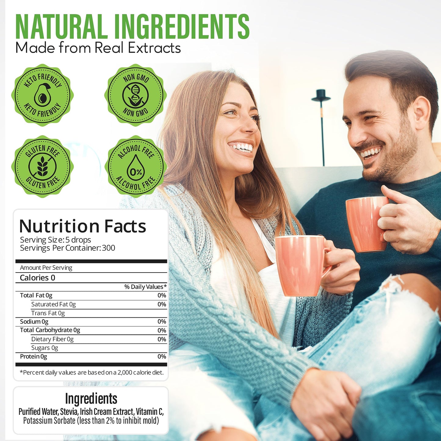 Stevia Select Liquid Stevia Extract - Zero Calorie Sweetener - 2 Fl Oz