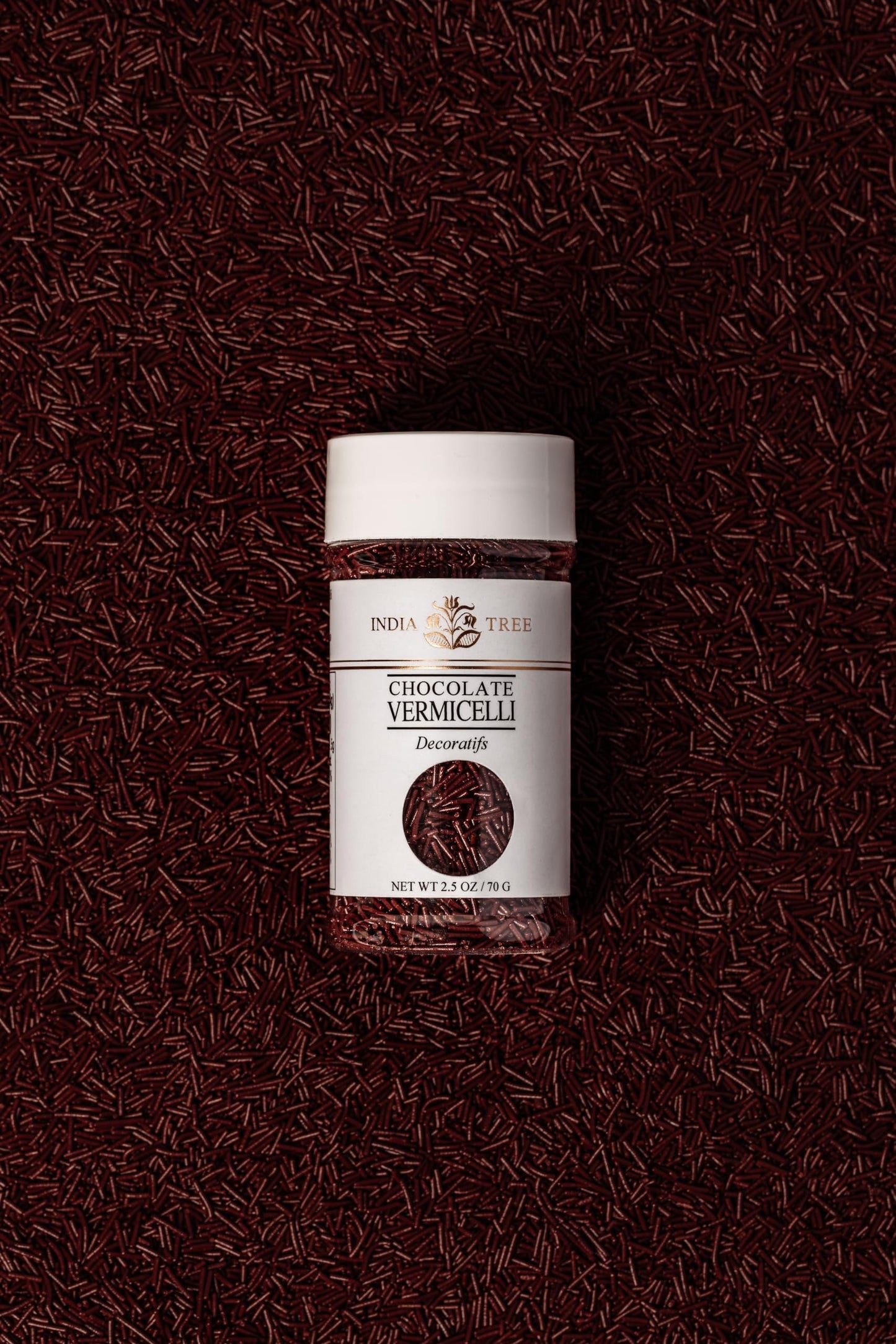 India Tree Chocolate Vermicelli, 2.5 oz (Pack of 3)
