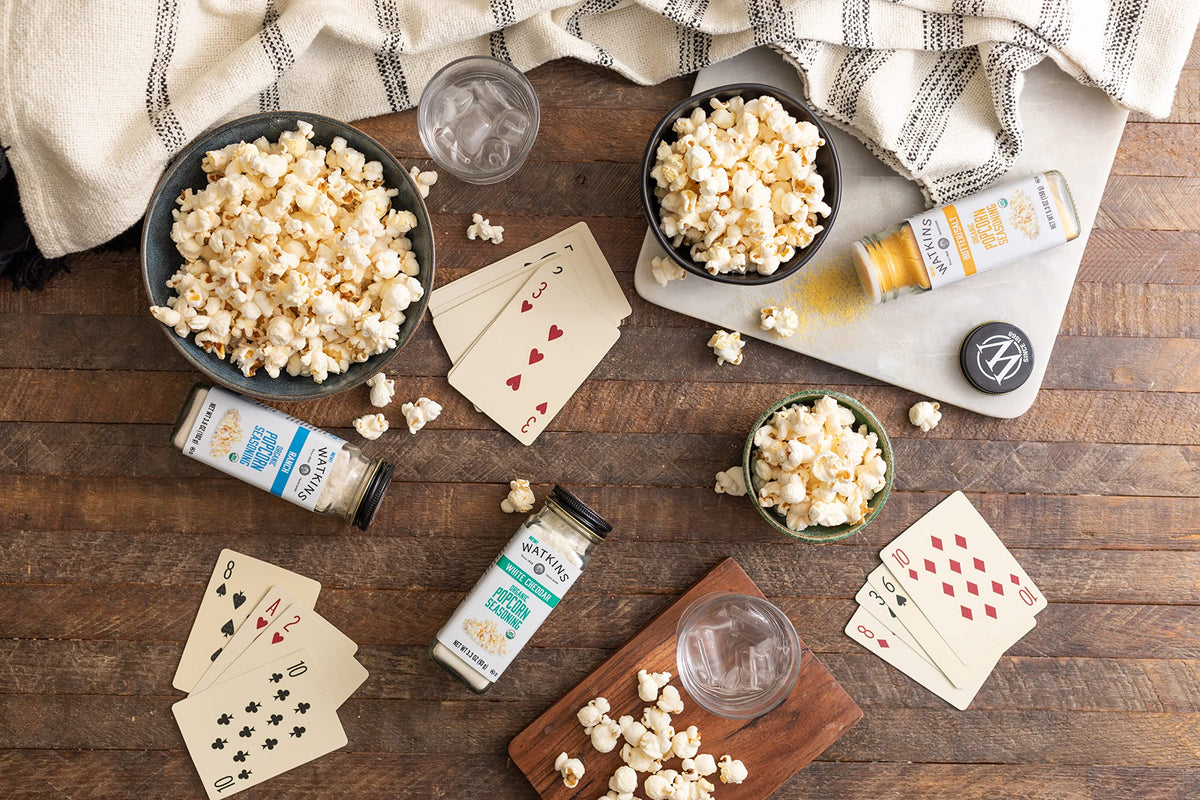 Watkins Gourmet Organic White Cheddar Popcorn Seasoning, 3.3 oz