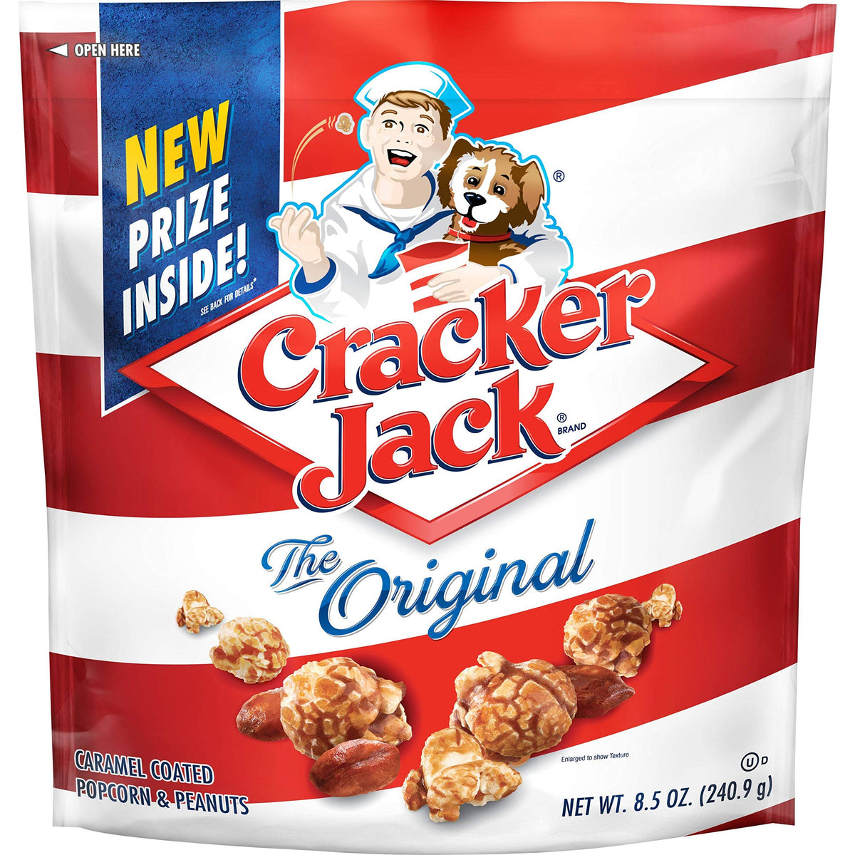 Cracker Jack Original Caramel Coated Popcorn And Peanuts, 8.5 Ounce (Pack Of 9)
