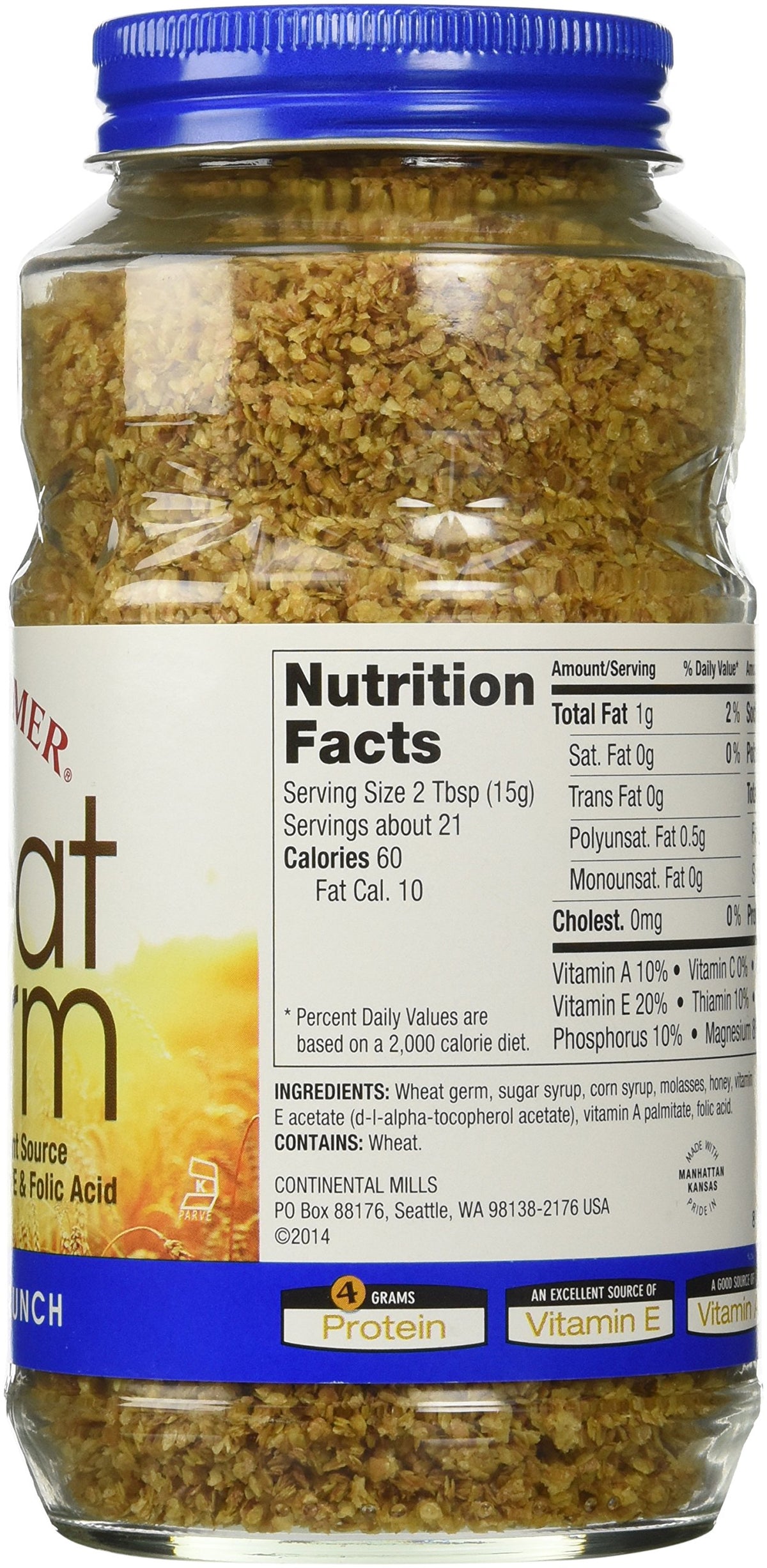 Kretschmer Wheat Germ Honey Crunch, 11 oz (Pack of 1)