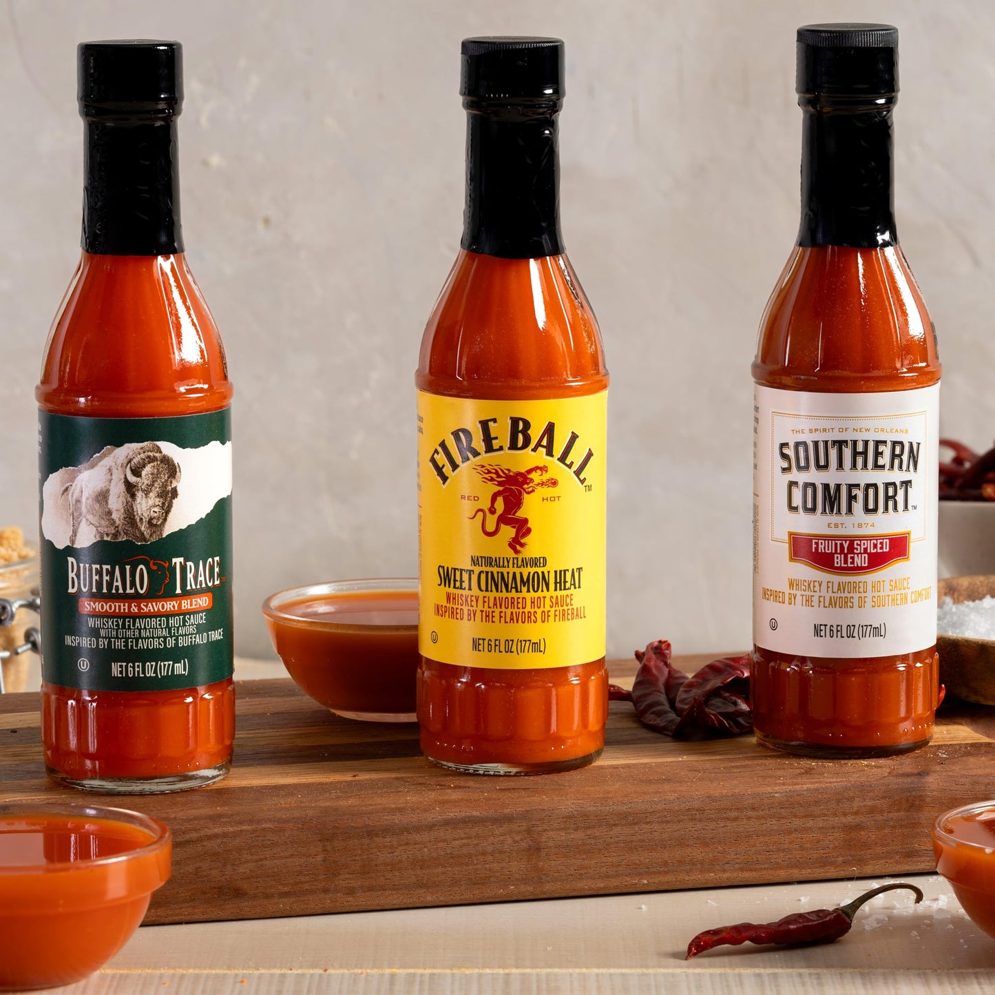 Weber Buffalo Trace spirit-inspired flavor Flavored Hot Sauce, 6 Ounce, Model 1165872