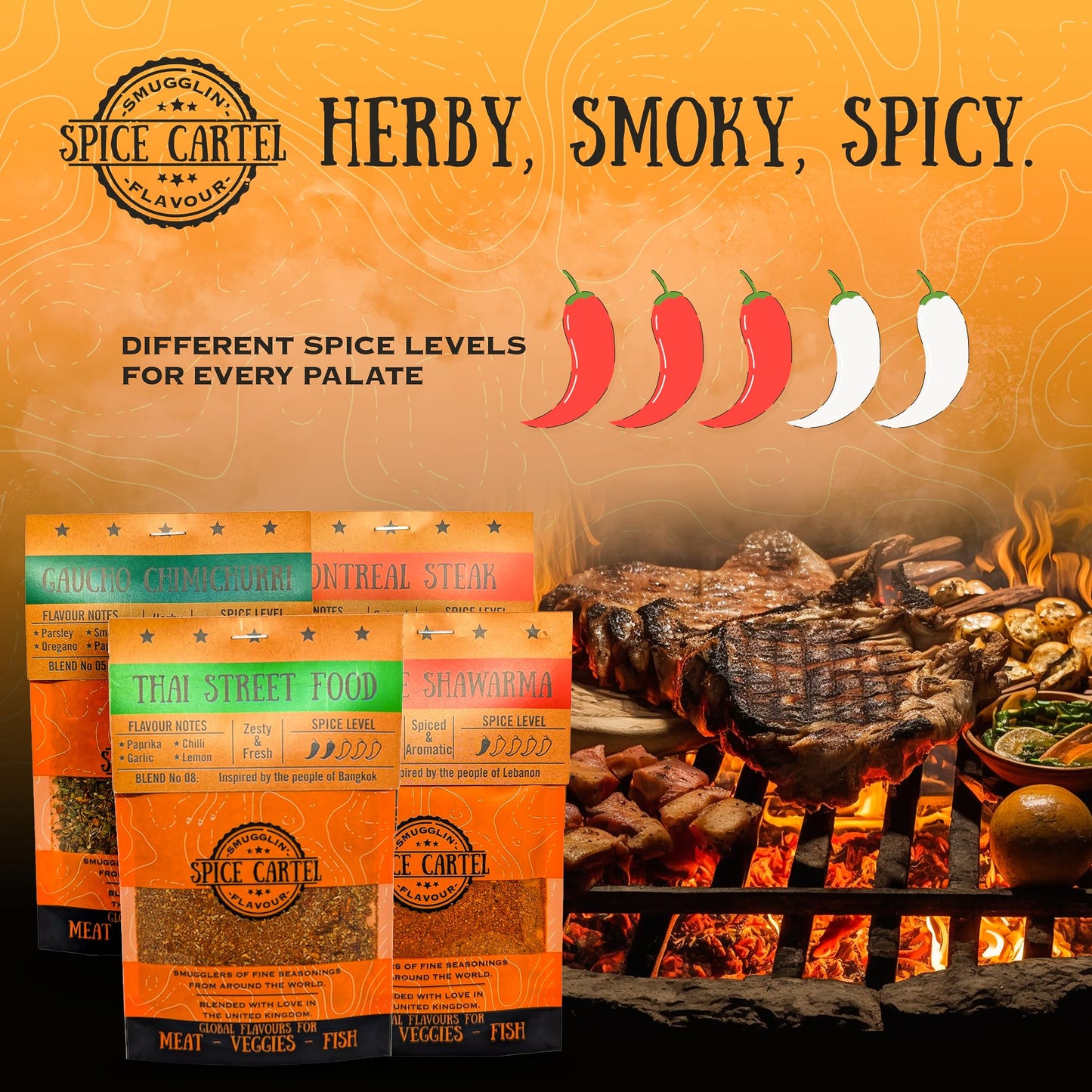 Spice Cartel Middle Eastern Zaatar Spice Blend, 35g Resealable Pouch, Hand Made in the UK