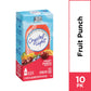 Crystal Light Fruit Punch Drink Mix (10 On-The-Go Packets)