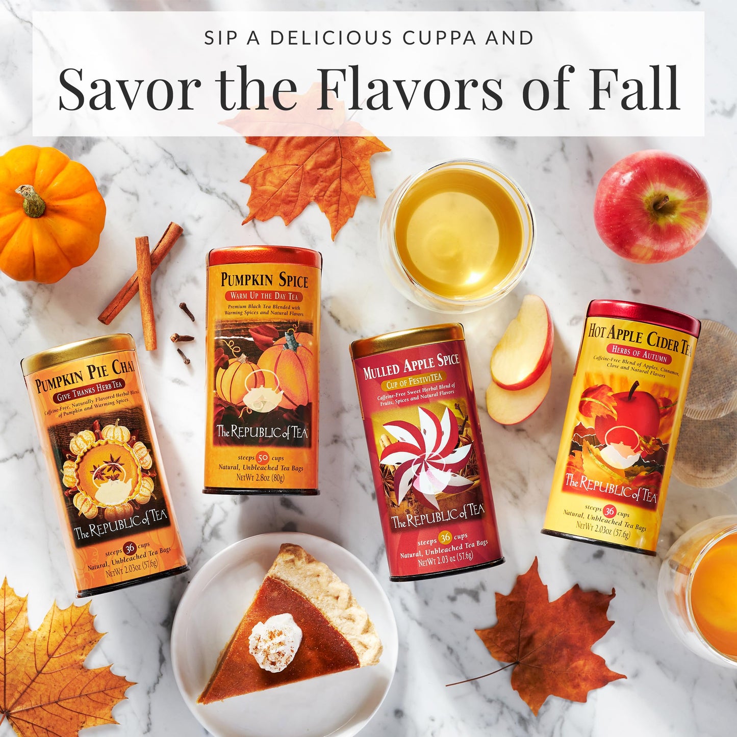 The Republic of Tea S’mores Herbal Chocolate Tea, 36 Low-Caffeine Tea Bags
