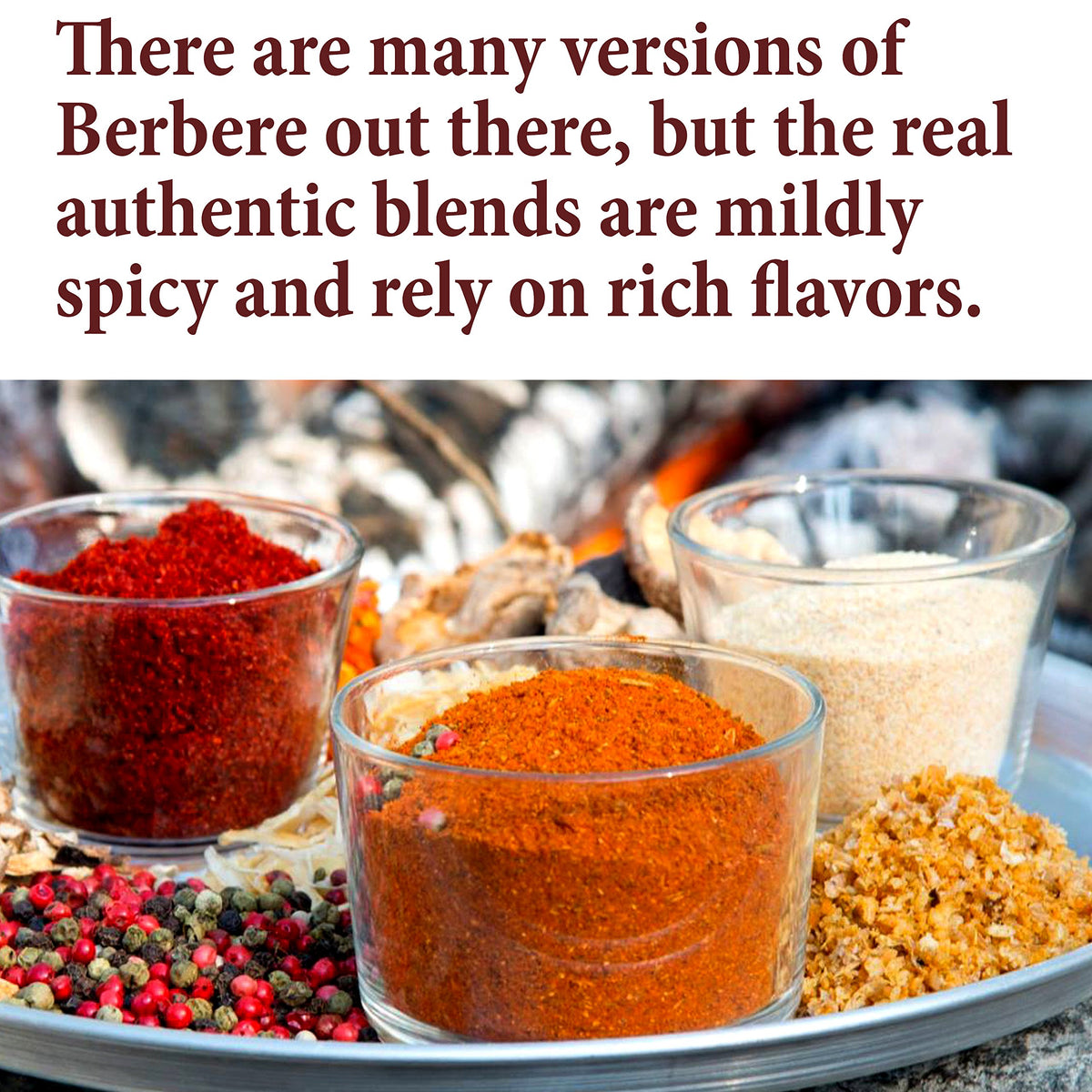 The Spice Way Ethiopian Berbere Spice Blend - Mildly Hot, 2oz Resealable Bag