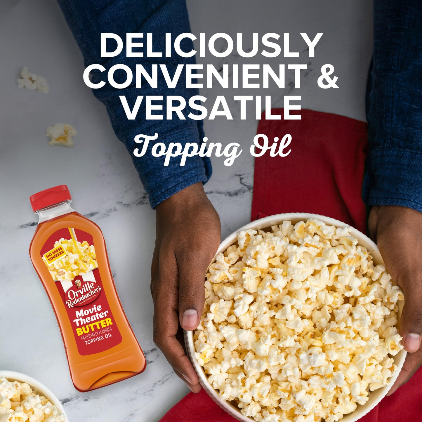 Orville Redenbachers Popcorn Oil, Movie Theater Butter Flavor, 13 fl oz.