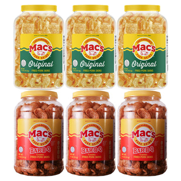 Mac'S Pork Skin Canisters (Variety Pack)