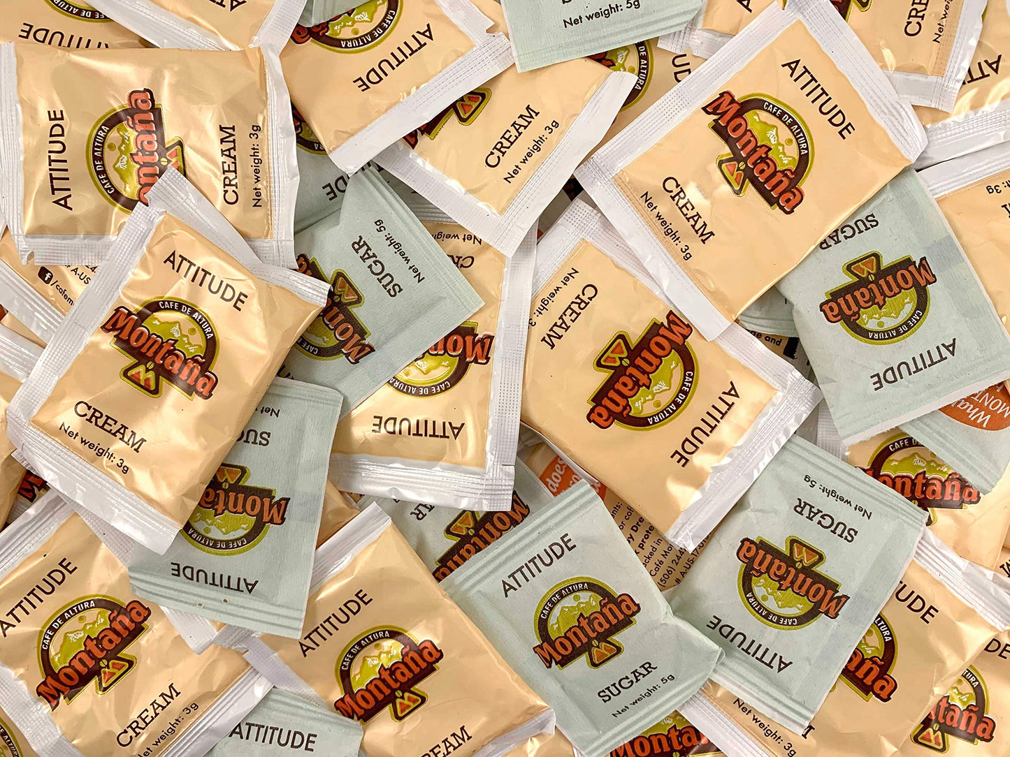 Single Serve Powdered Coffee Creamer Packets With Pure Cane White Sugar Packets, 150 Count