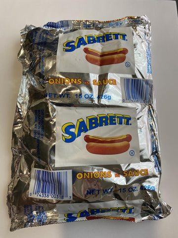 Sabrett Pushcart Style Onions In Sauce, 15 oz by Sabrett