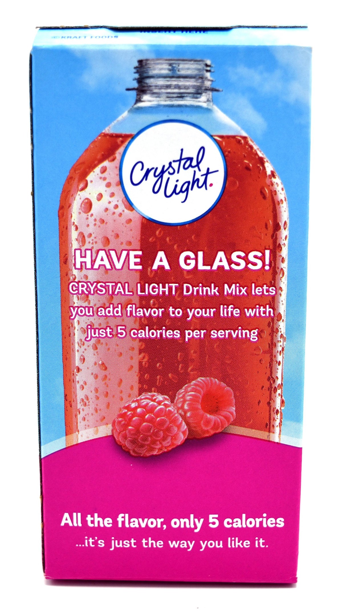 Crystal Light On The Go Raspberry Ice Drink Mix, 10-Packet Box (Pack Of 7)
