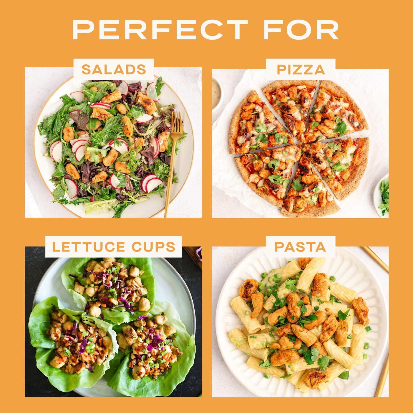 Abbots, Plant-Based Chopped Chicken Vegan, Gluten-Free, 10 Ounce