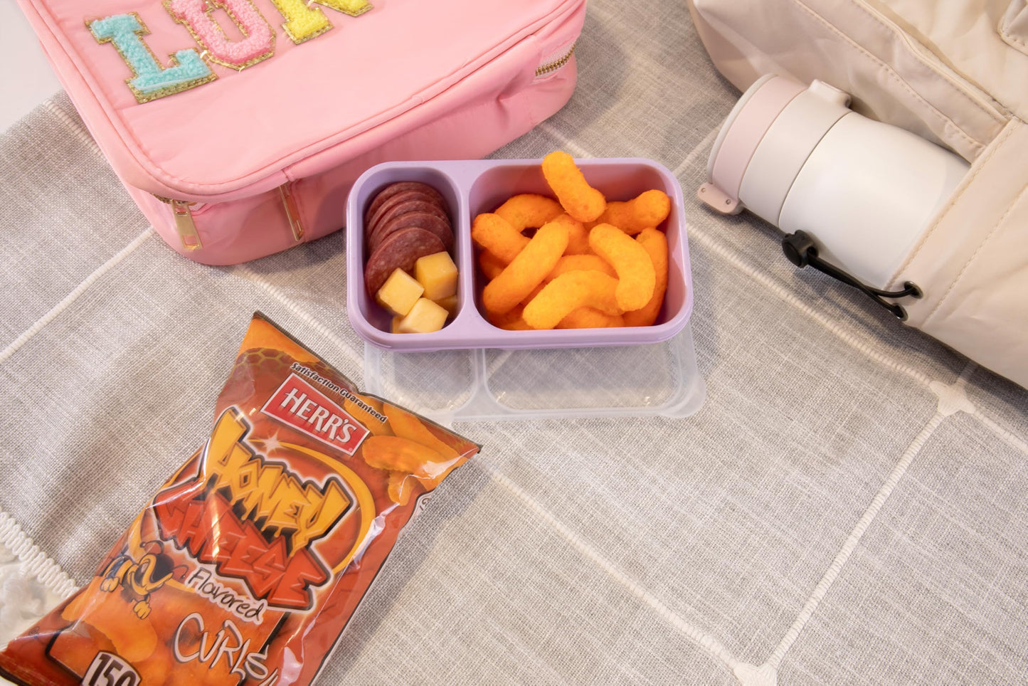 Herrs Baked Cheese, Hot Cheese or Honey Curls- 8 oz. Bags (Honey, 3 Bags)