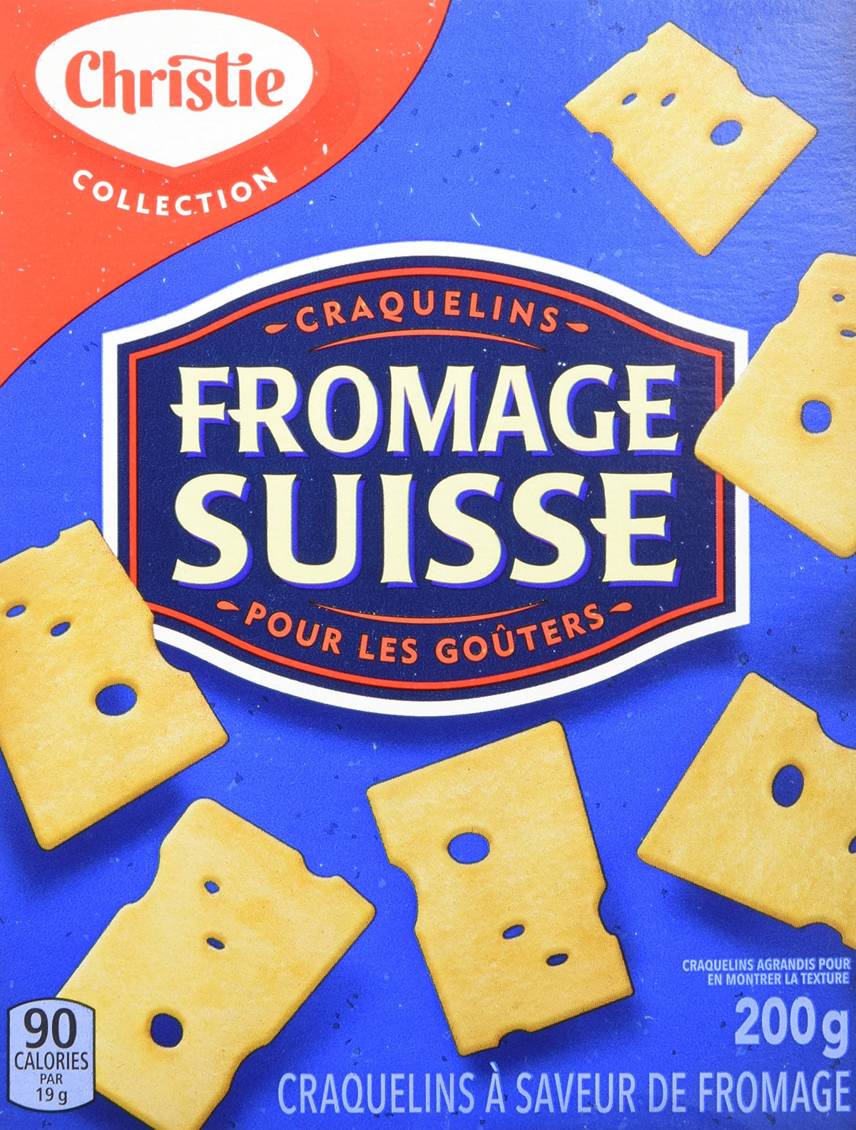 Christie Swiss Cheese Crackers, 200G/7.05 Ounces {Imported From Canada}