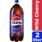 Pepsi Cola Soda Pop, Wild Cherry, 2 Liter Bottle