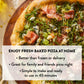 Delallo, Italian Pizza Dough Mix Kit, Includes Yeast, 17.6 Ounce Bag, 2 Pack, Hand-Tossed Pizza Crust Mix For Garlic Knots, Calzones, & Breadsticks