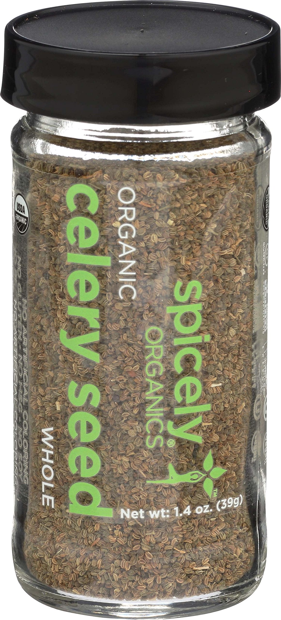 Spicely Organic Celery Seeds, Certified Gluten Free, 1.4 Oz Pack