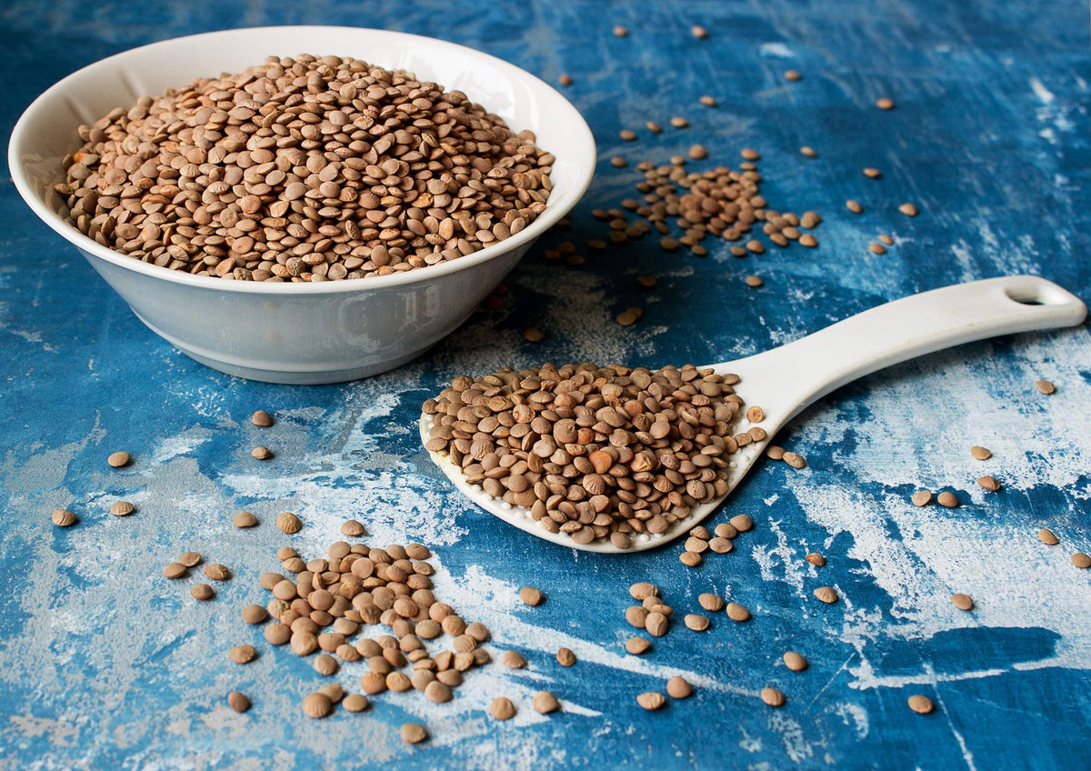 Food to Live Organic Whole Red Lentils, 3 Pounds Non-GMO, Dry Raw Lentils, Sproutable, Vegan, Kosher, Bulk. Easy to Cook. Good S
