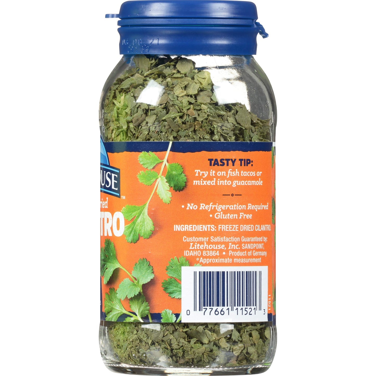 Litehouse Freeze Dried Cilantro - Organic Non-GMO Seasoning - 0.35 Ounce 6-Pack