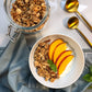 Food To Live Organic Golden Crunchy Granola, 6 Ounces - Small Batch, Handcrafted, Bulk, Great As Snack For Breakfast Cereals, Contains Hazelnuts, Pecan Nuts, Almonds, Coconut, Flax Sunflower Seeds