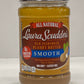 Laura Scudders Old Fashioned Natural Smooth Peanut Butter, 26-Ounce Glass Jars (Pack of 3)