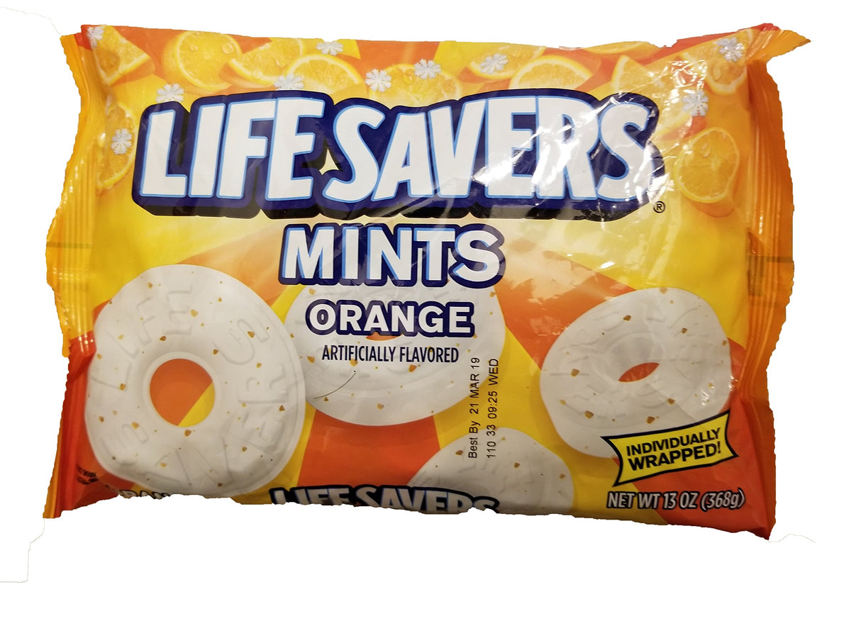 Life Savers Orange Mints ( Pack Of 2) 13-Ounce Bags