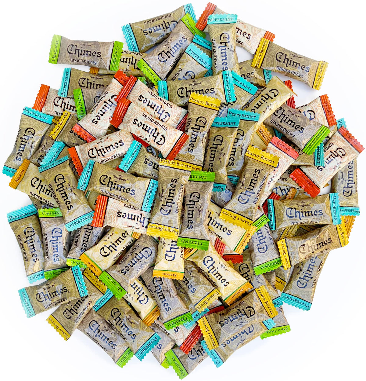 Chimes Ginger Chews 1Lb Variety Bag