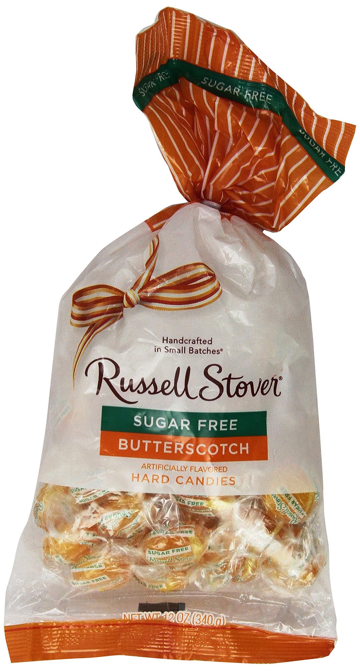 Russell Stover Sugar Free Butterscotch Hard Candies, 12 oz. Bag