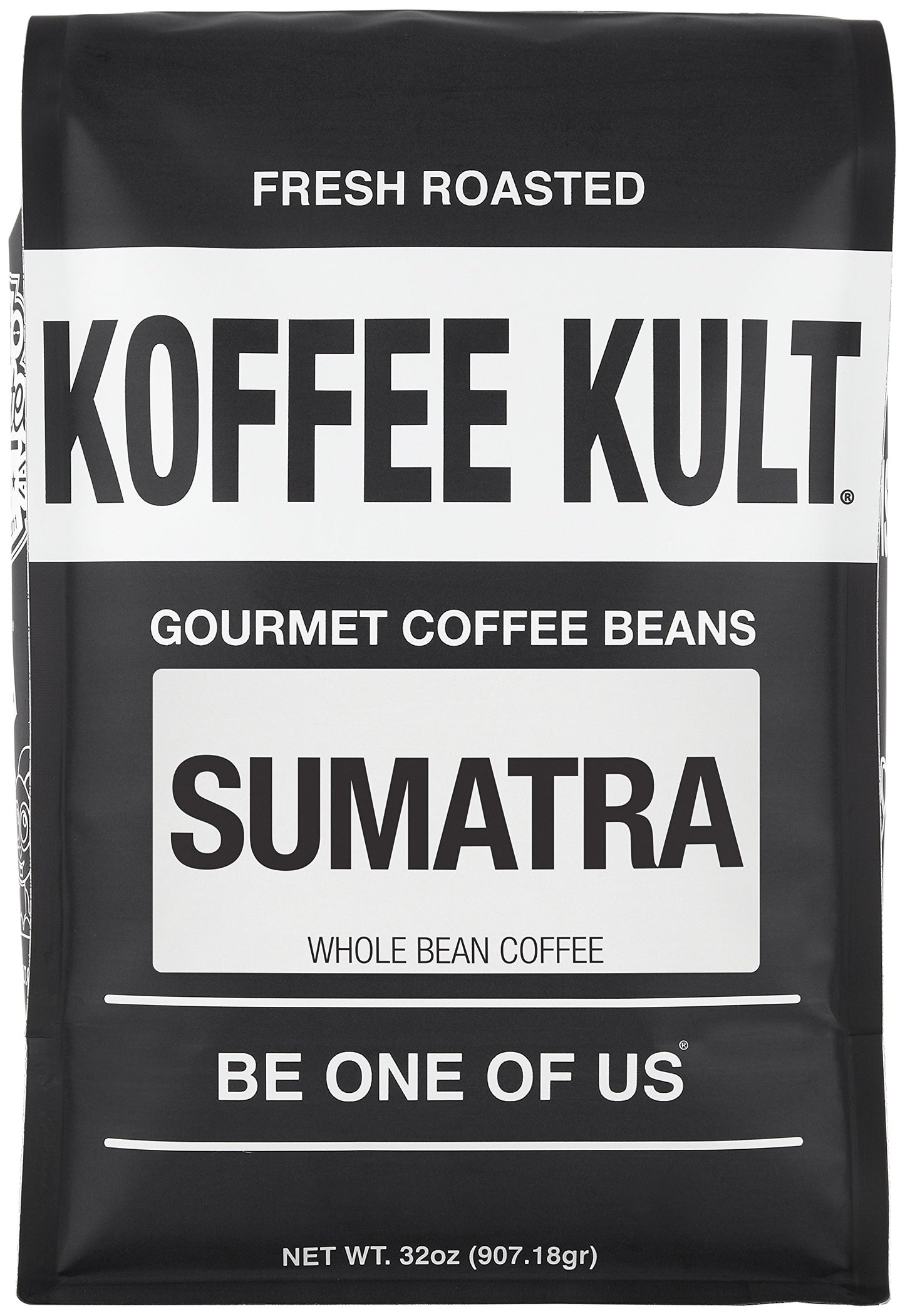 Koffee Kult Dark Roast Sumatra Coffee Beans - Whole Bean, 32oz