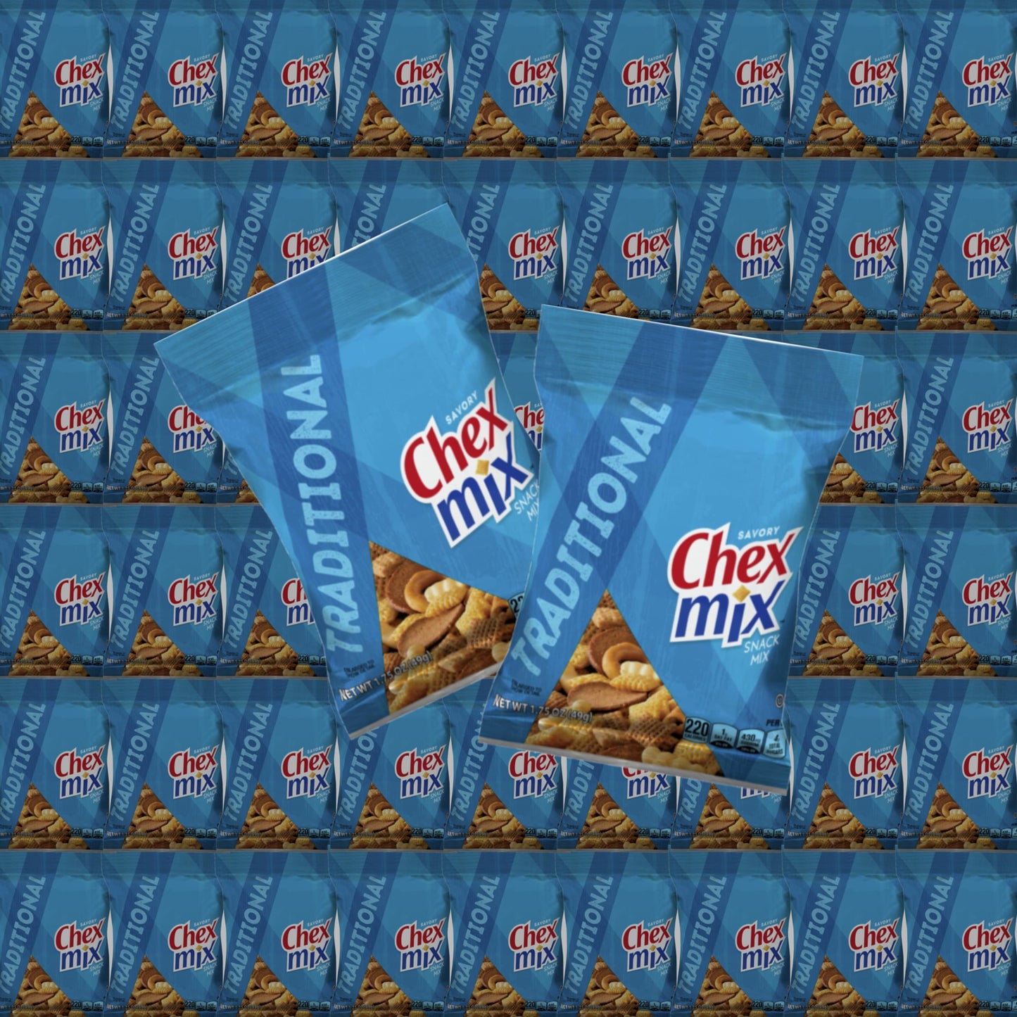 Individually Packaged Traditional Chex Mix Snack Mix, 30 Count / 1.75 oz.