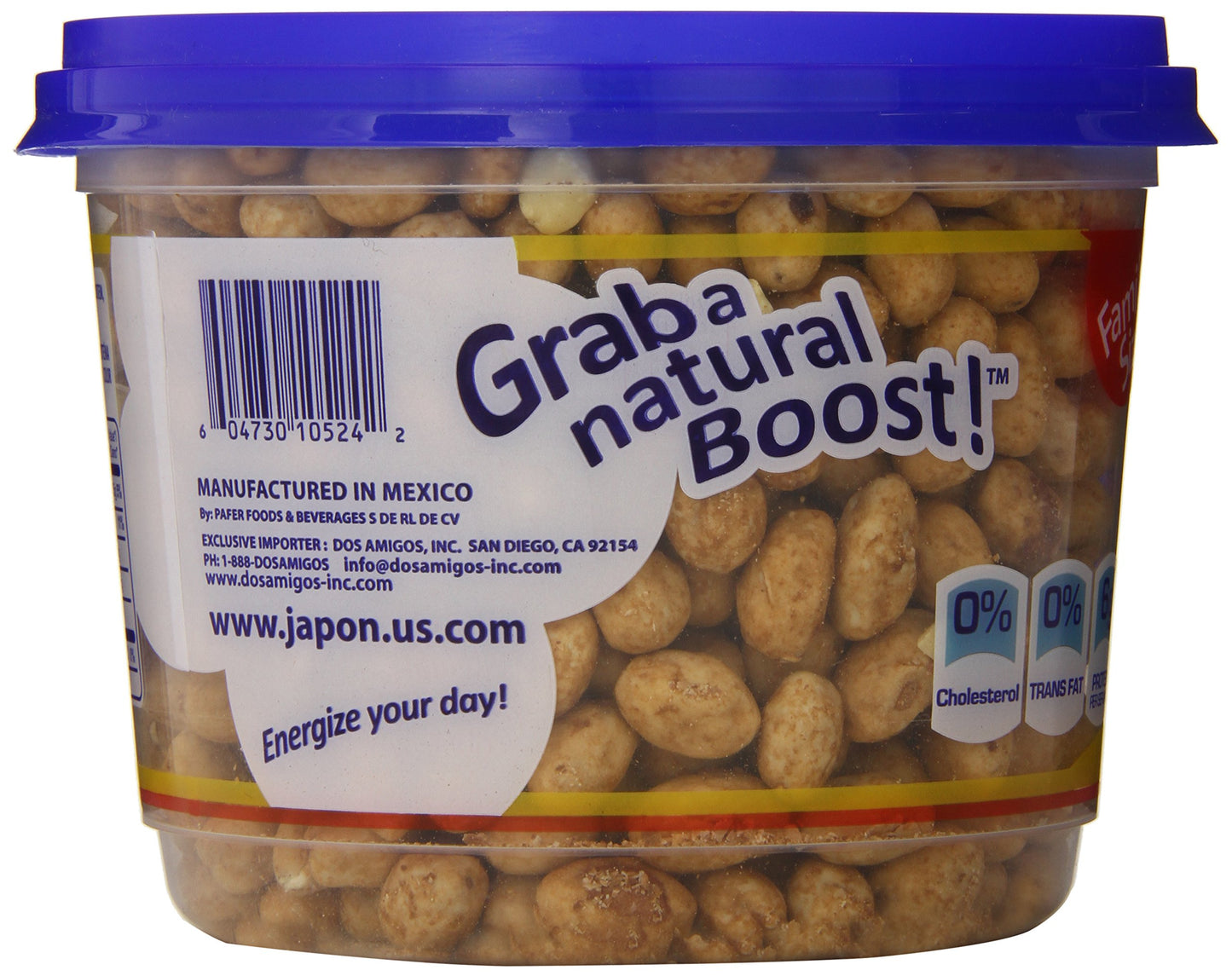 Japon Natural Peanuts with Soy Coating - 21.15 Ounce, 1.32 Pound Pack