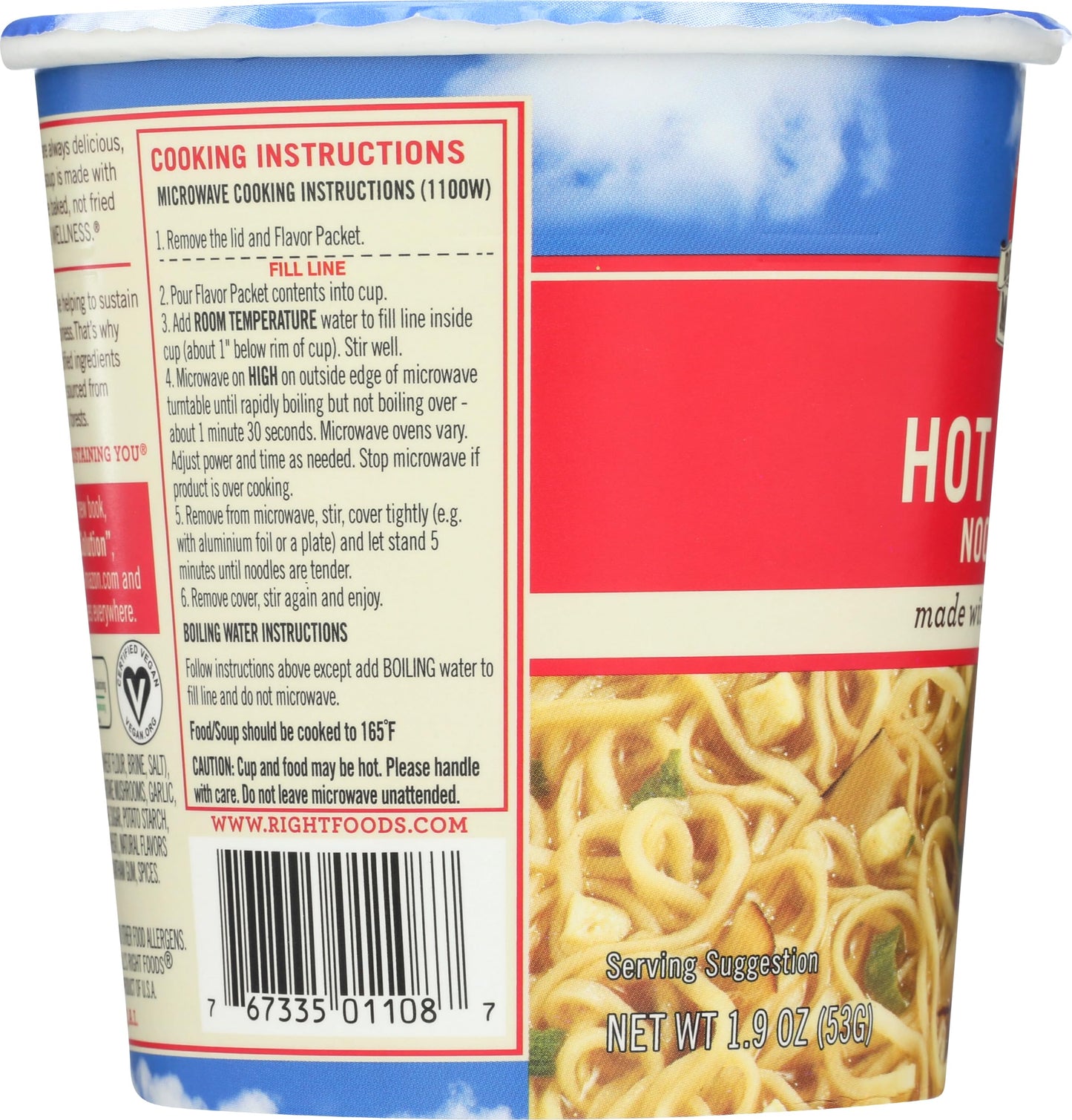 Dr. Mcdougalls, Soup, Hot & Sour Cantans, Organic, 1.9 Oz