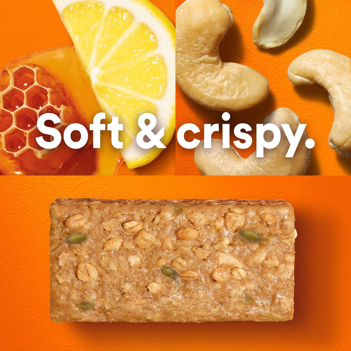 RXBAR Nut Butter and Oat Protein Bars, Protein Snacks, Snack Bars, Lemon Honey Cashew Butter, 23.2oz Box (12 Bars)