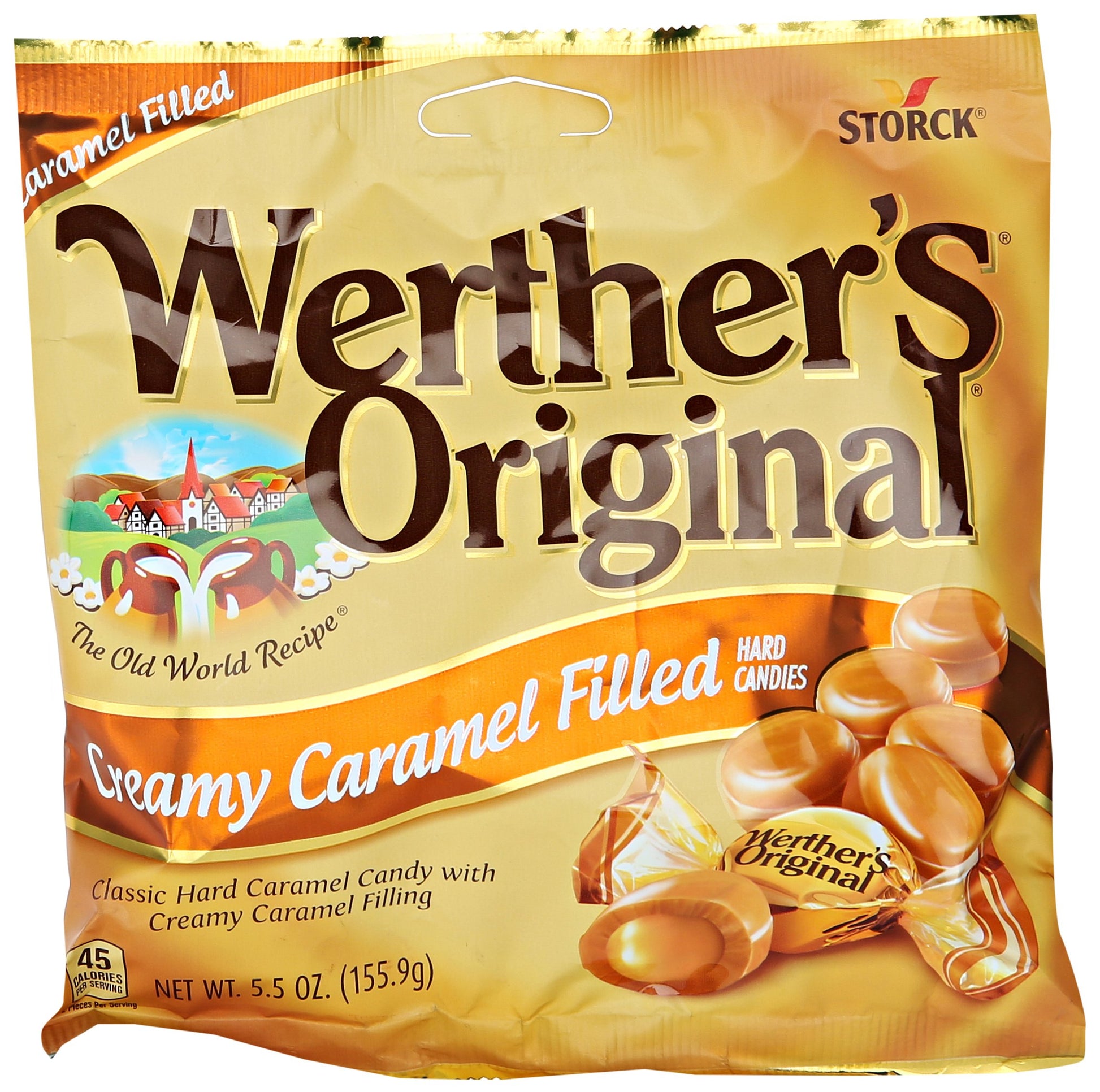 Werthers Creamy Caramel Hard Candies, 5.5 oz