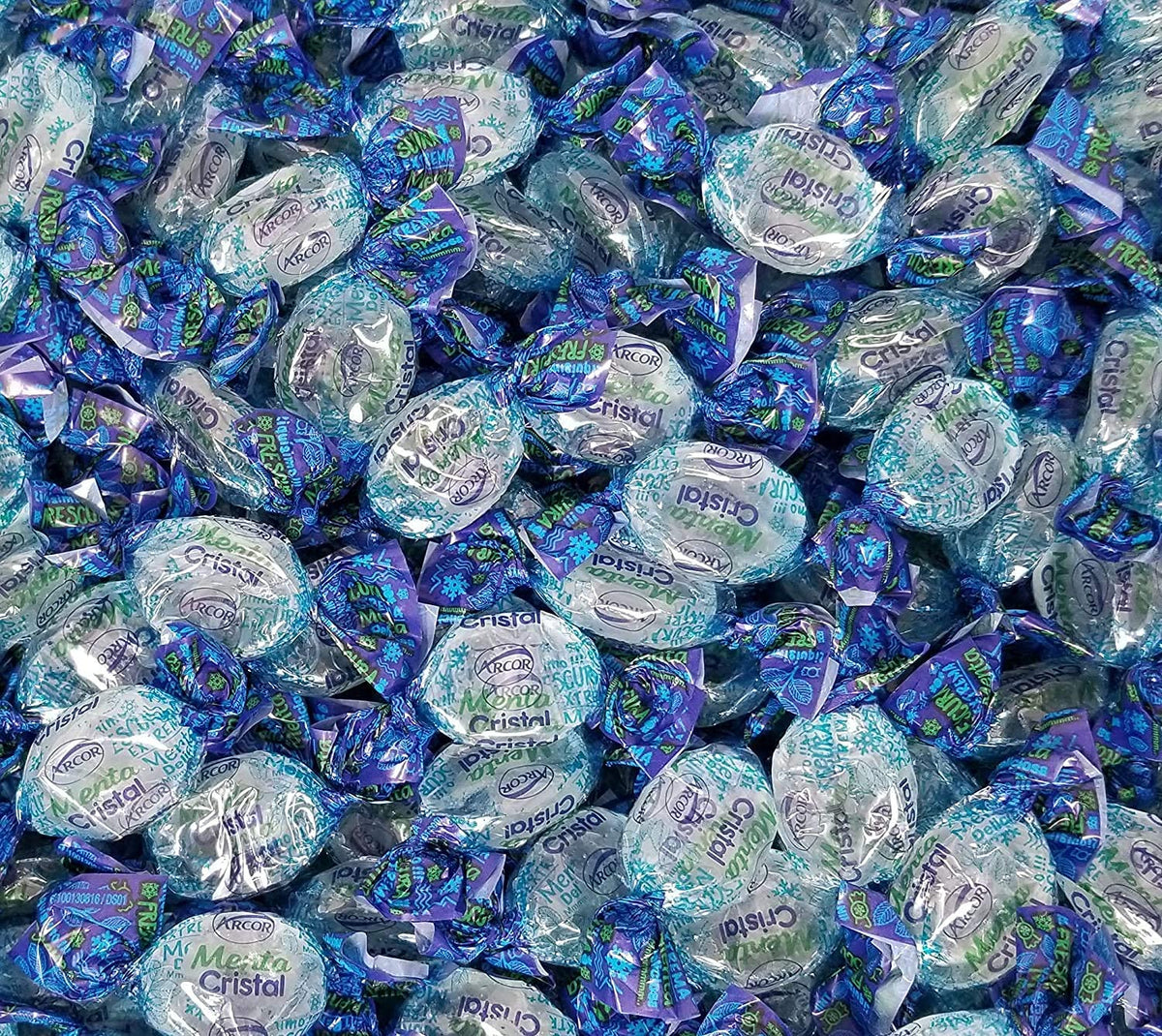 Arcor Crystal Mint Hard Candy - After-Dinner Drops, Bulk 1 Pound, Refreshing And Long-Lasting Pack (16 Ounce) (Crystal Mints) By