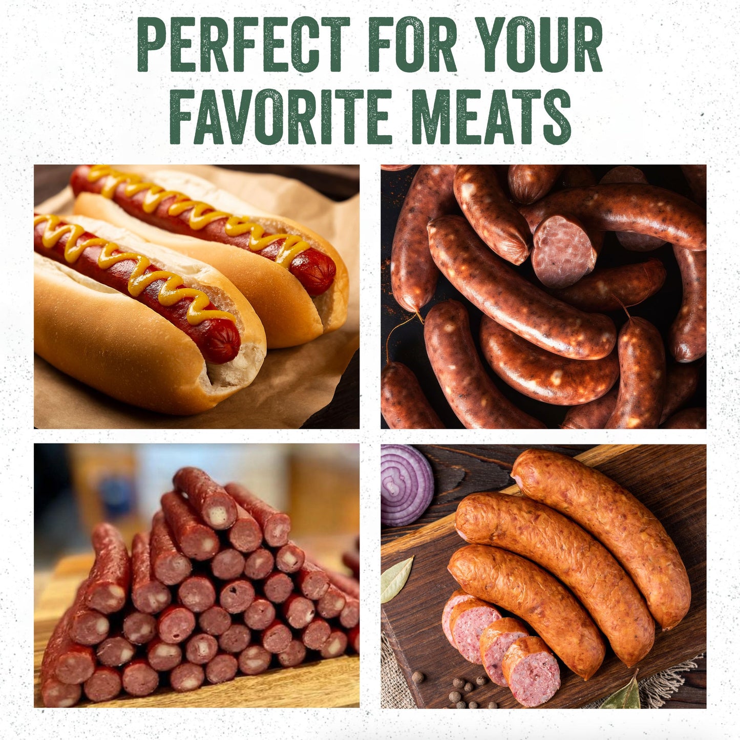 LEM Products Clear Smoked Collagen Casings  19mm  Edible Sausage Casings  Stuffs Approximately 16 Pounds Per Pack  Great for Snack Sticks  Hot Dogs  Metts  Andouille  Brats  and More  2-Pack