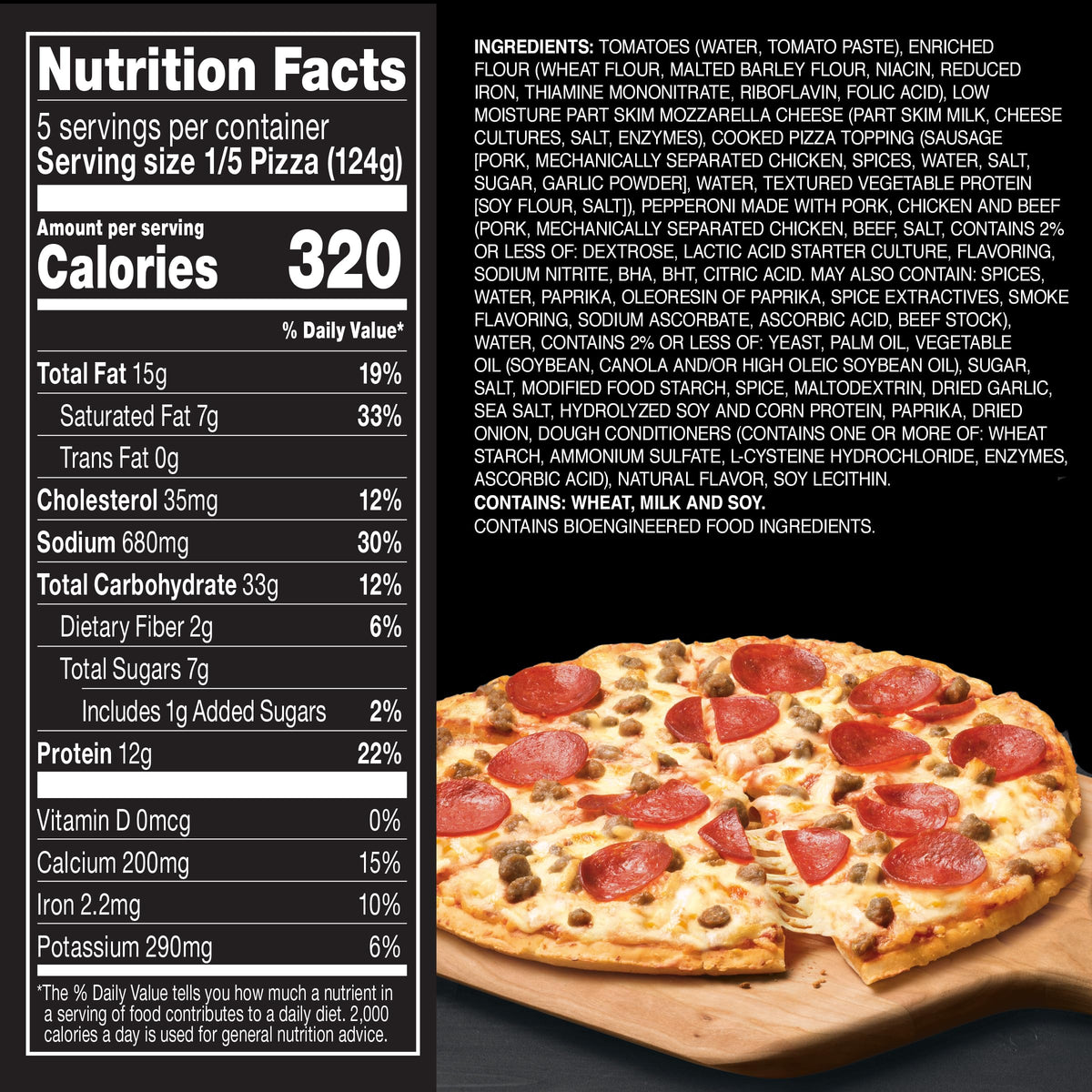 Red Baron Classic Crust Sausage & Pepperoni Pizza , 21.95 Ounce