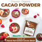 Healthworks Superfoods Organic Cacao Powder - 48 Oz / 3 Lbs - Cocoa Chocolate Substitute - Rich Choclate Flavour - Sugar-Free, K