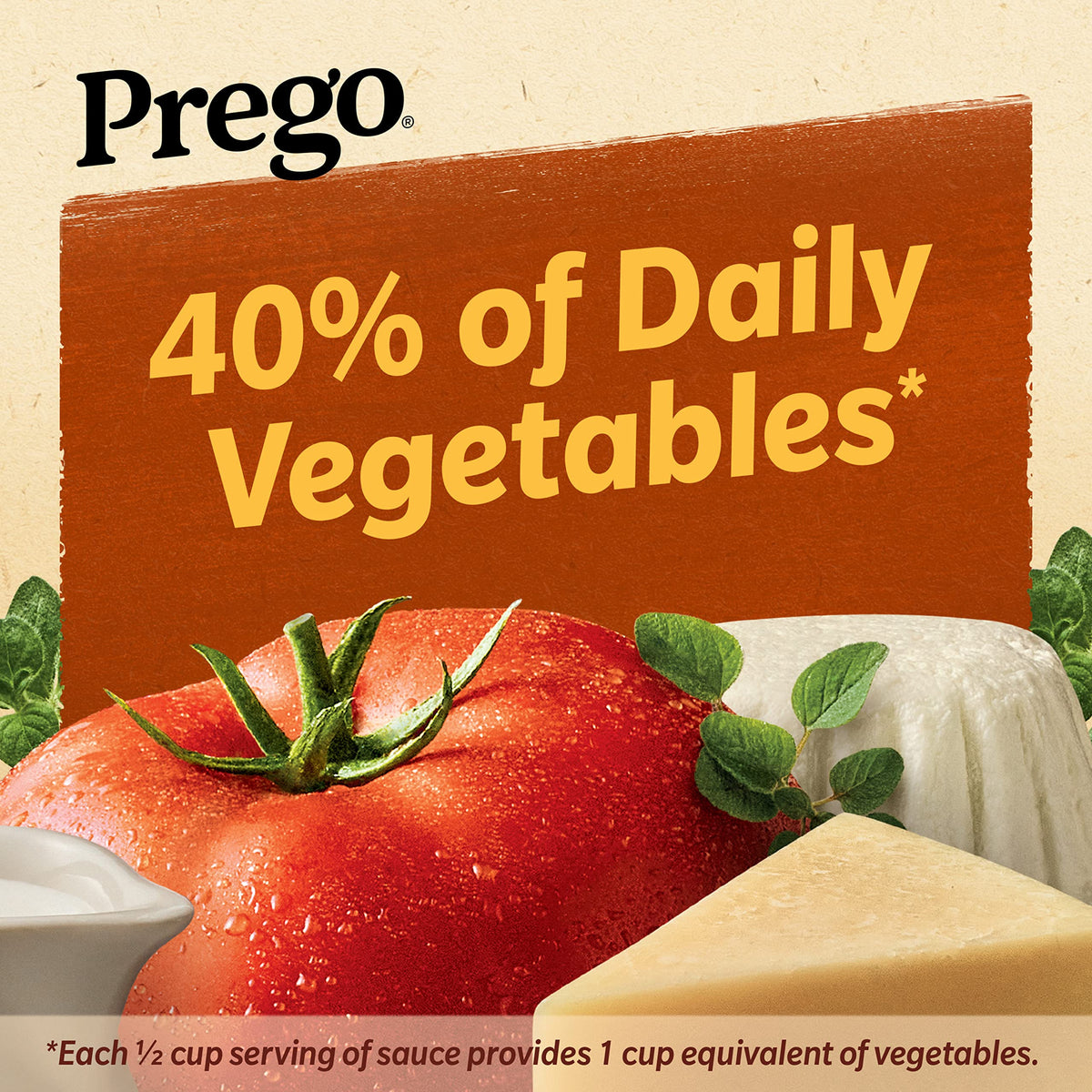 Prego Creamy spirit-inspired flavor Sauce, 24 OZ Jar, Pack of 6, 1.5 Pound Total Weight