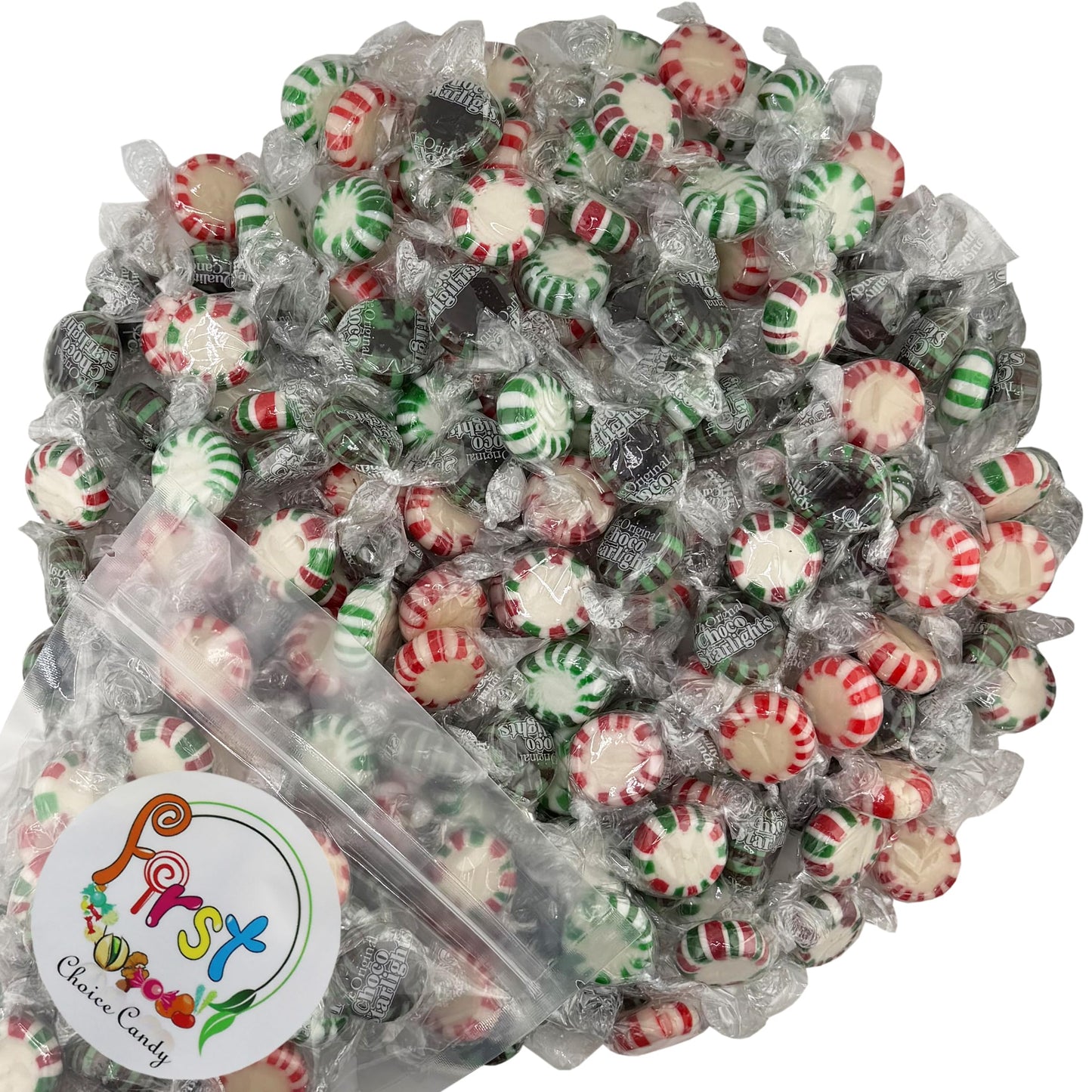 FirstChoiceCandy Starlight Mint Hard Candy Disc (10 Pound (Pack of 1), Assorted Flavors)