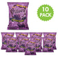 Oishi Pillows Ube Filled Crackers,1.34 Ounce Pack Of 10