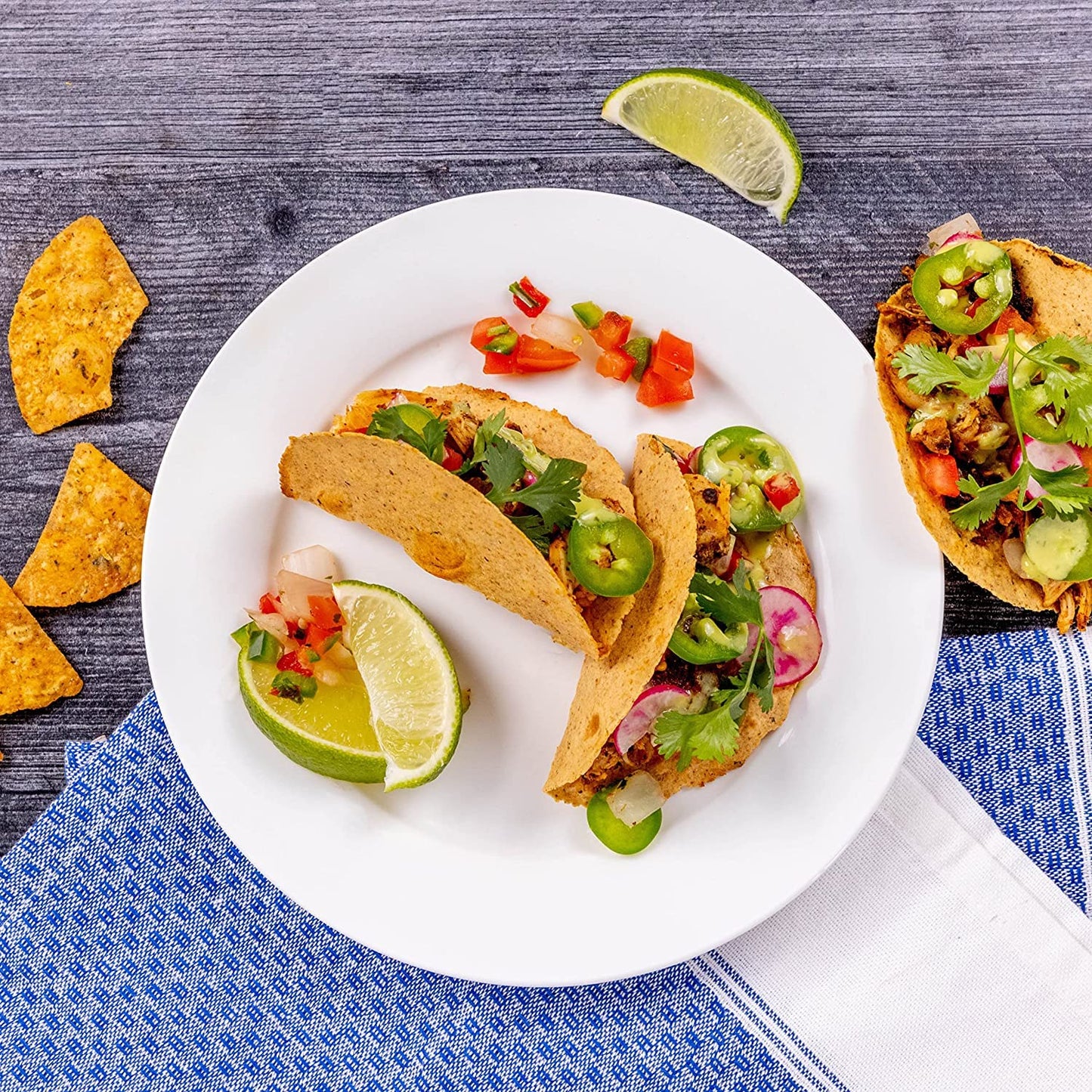 Mr. Tortilla Low Carb Keto Soft Taco Shells  Vegan Healthy Snacks & Bread Alternative  1 Net Carb 15 Calories  Delicious Small Batch Kosher Wraps - (Savory Spinach 36 Pack Wholesale)