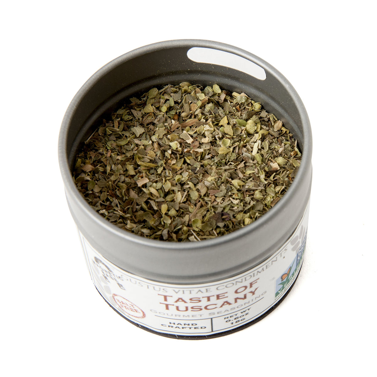 Gustus Vitae - Taste Of Tuscany - Gourmet Seasoning - Non Gmo - Artisanal Spices Blend - Magnetic Tin - Gourmet Spice Blend - Cr